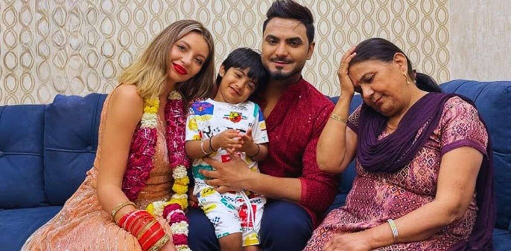 Sneha Sachdeva son Hriday and family